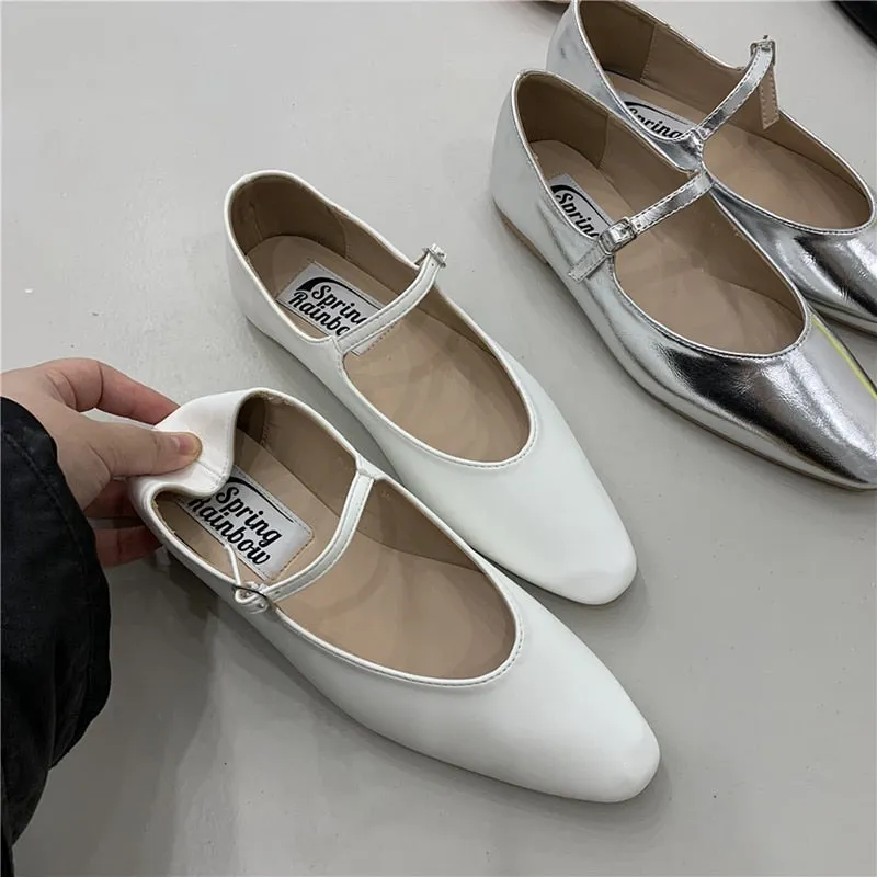 2023 Design Loafers Women's Sandals Summer Elegant Shallow Shoes Ladies Casual Outdoor Candy Colors Flats Heel