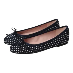 38189 - Navy Micro Flats for Teen/Women by Pretty Ballerinas