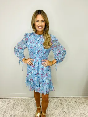 ALICIA FLORAL SMOCKED DRESS