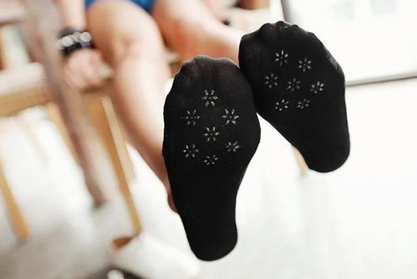 Anti slip Lace No Show Invisible Ankle Socks