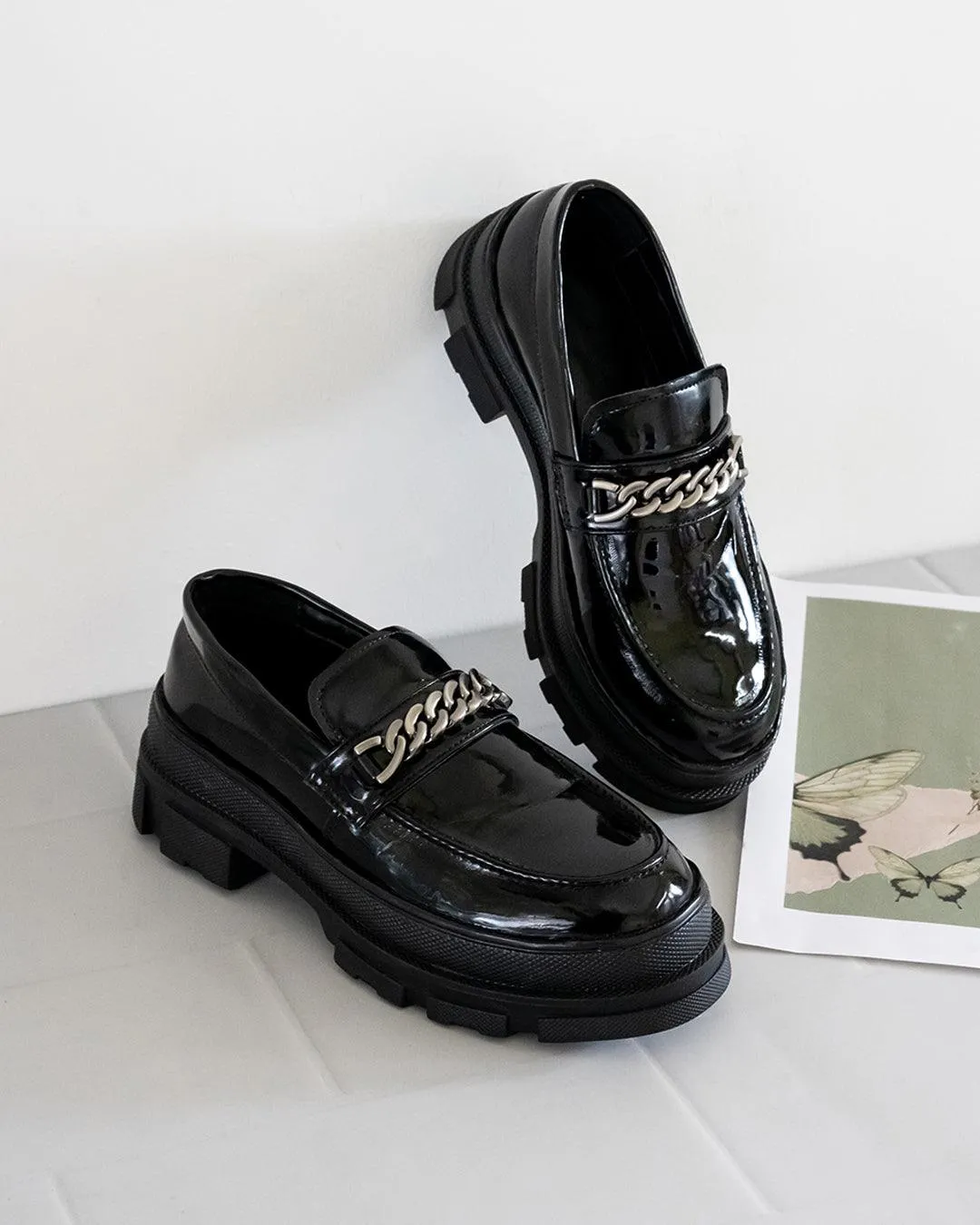 Back To School Aesthetics Black Oxfords