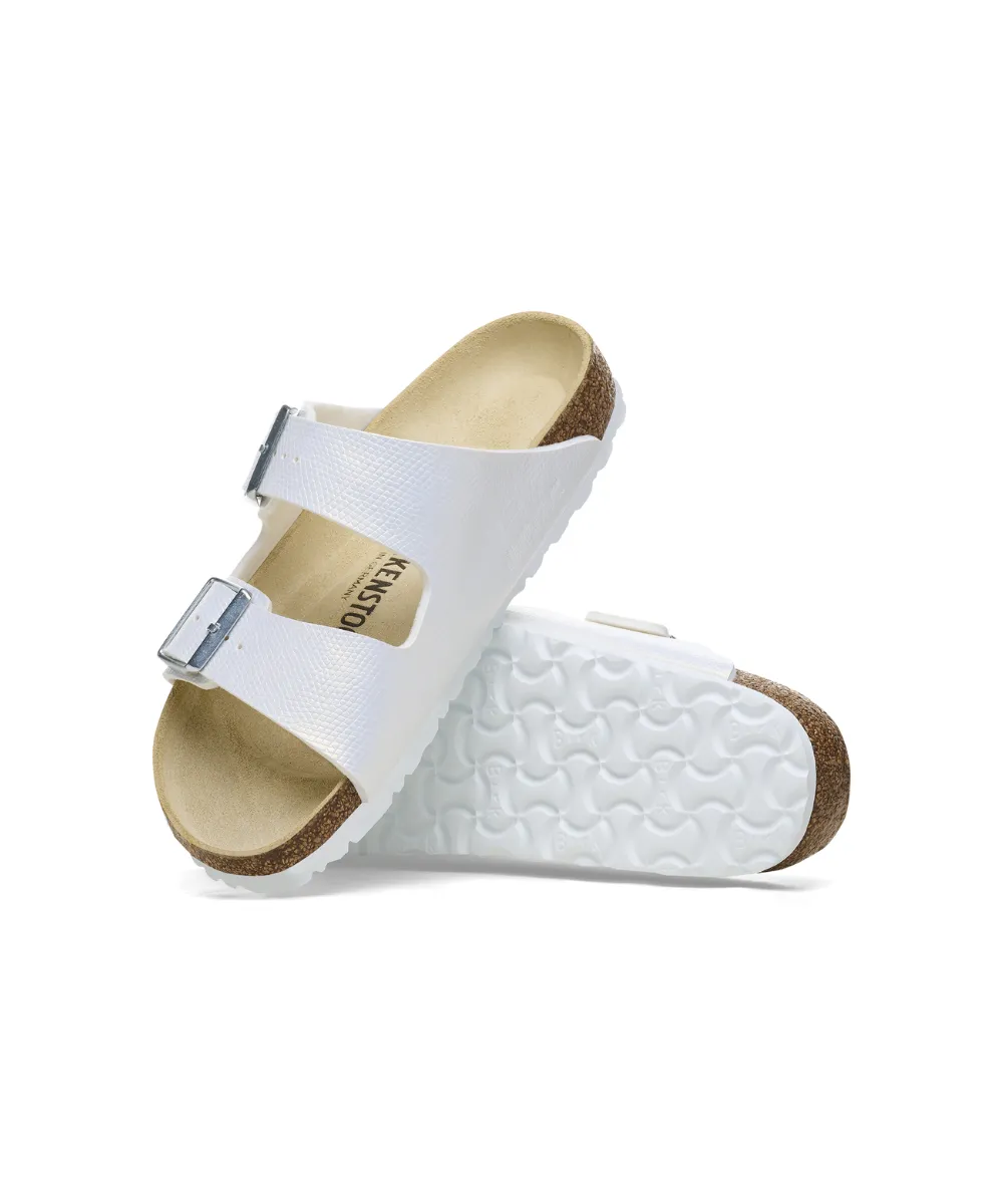 BIRKENSTOCK ARIZONA NARROW FIT IN SHINY LIZARD