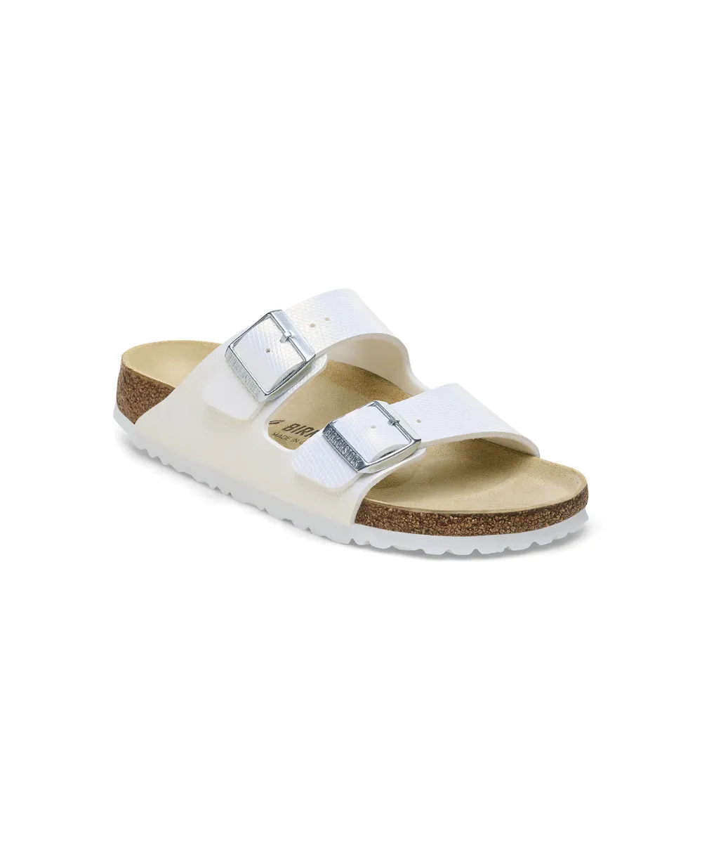 BIRKENSTOCK ARIZONA NARROW FIT IN SHINY LIZARD