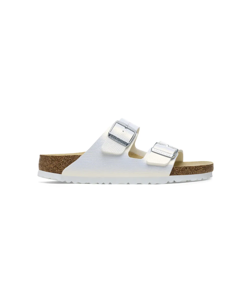 BIRKENSTOCK ARIZONA NARROW FIT IN SHINY LIZARD