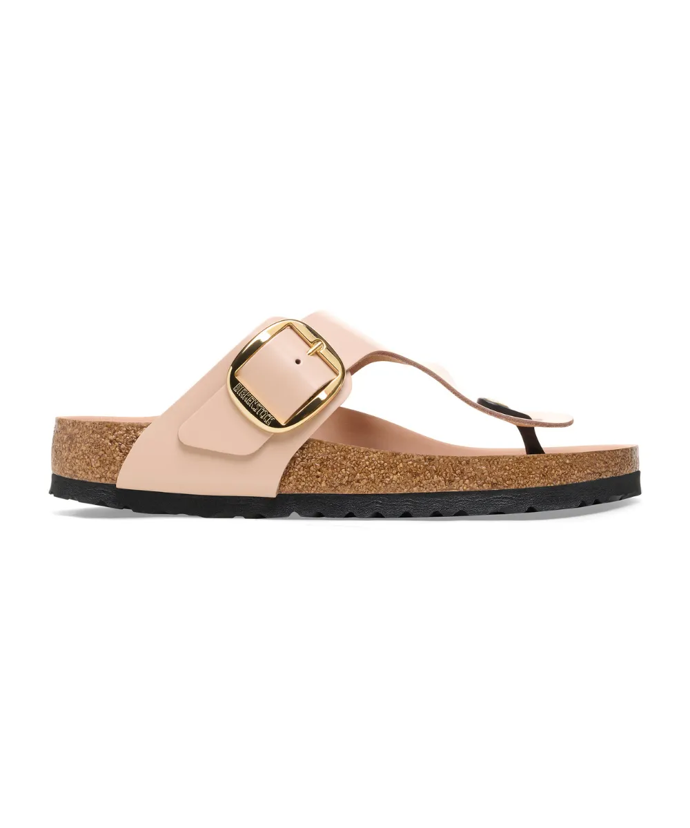 BIRKENSTOCK GIZEH BIG BUCKLE IN BEIGE