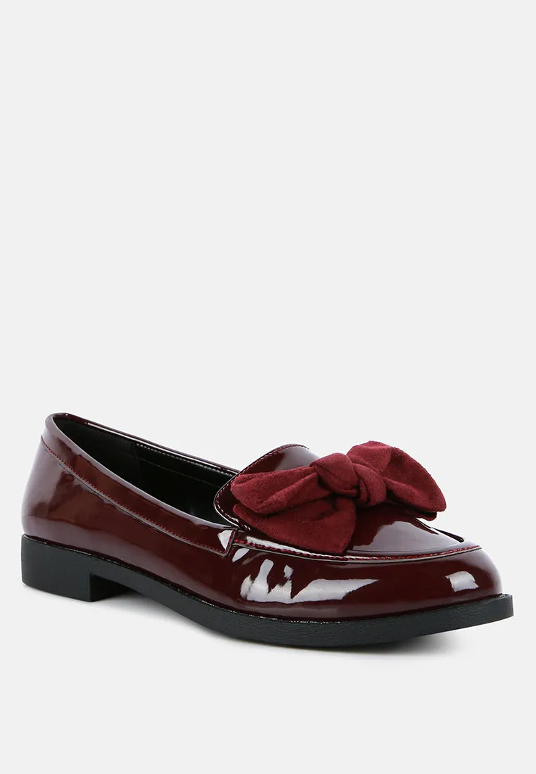 Bowberry Bow-Tie Patent Loafers