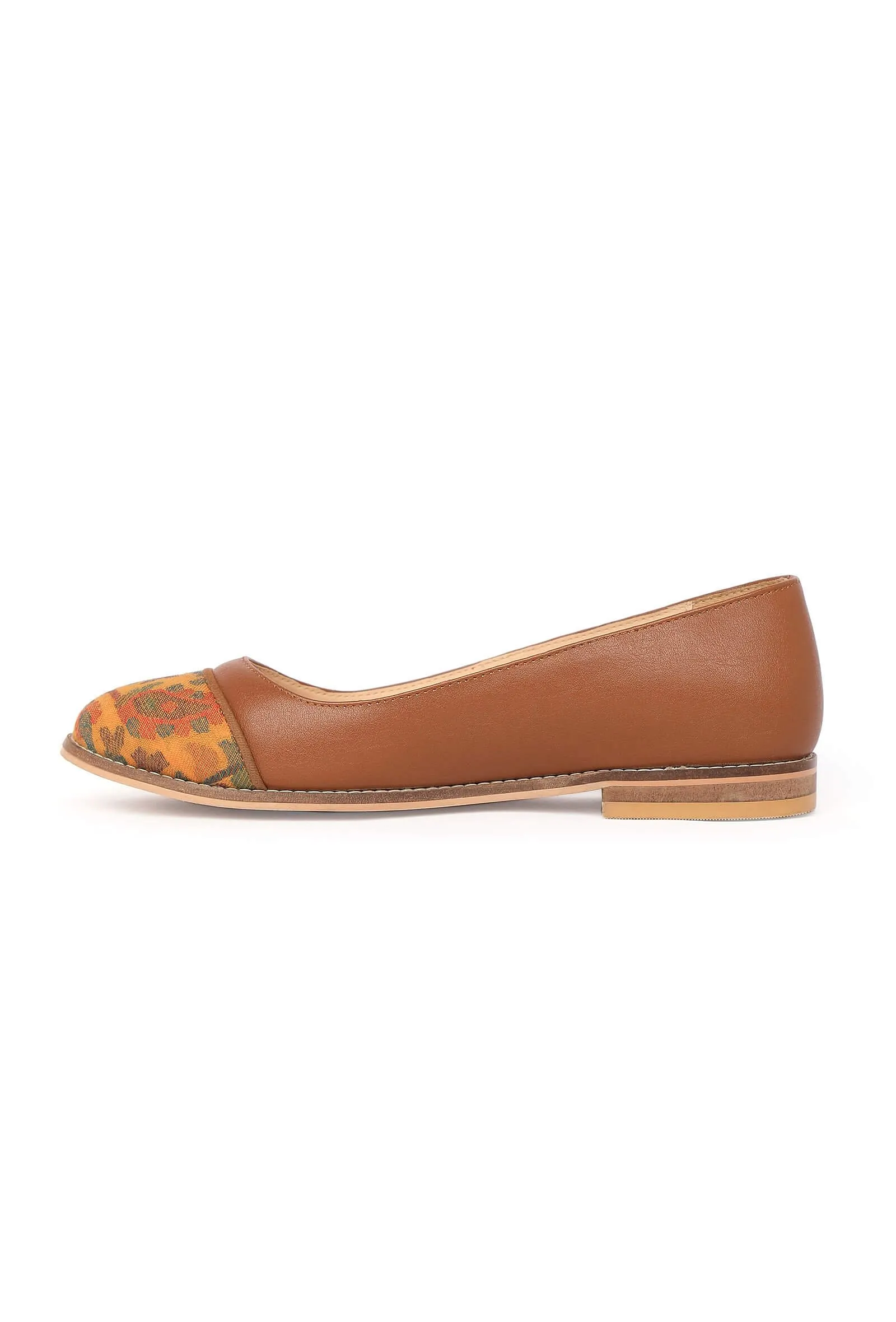 Brown Kani Cruelty Free Ballerina Flats