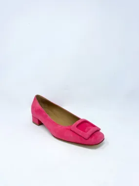 Buckle Shoe in Peony