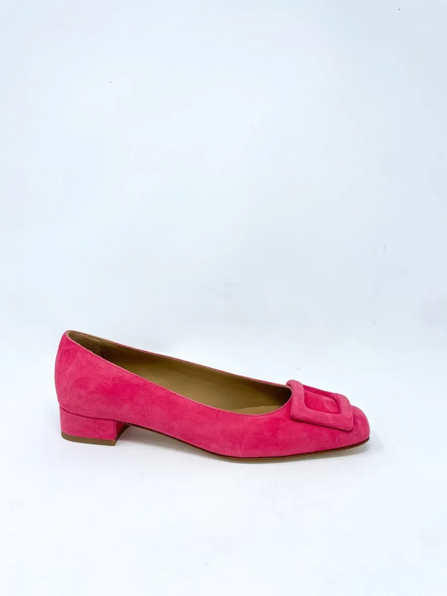 Buckle Shoe in Peony