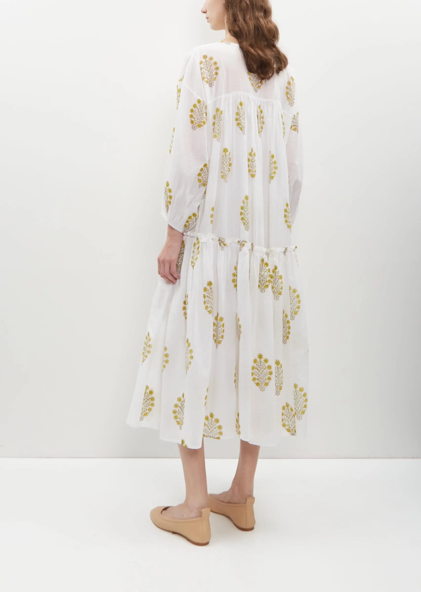 Caen Blockprint Maxi Dress