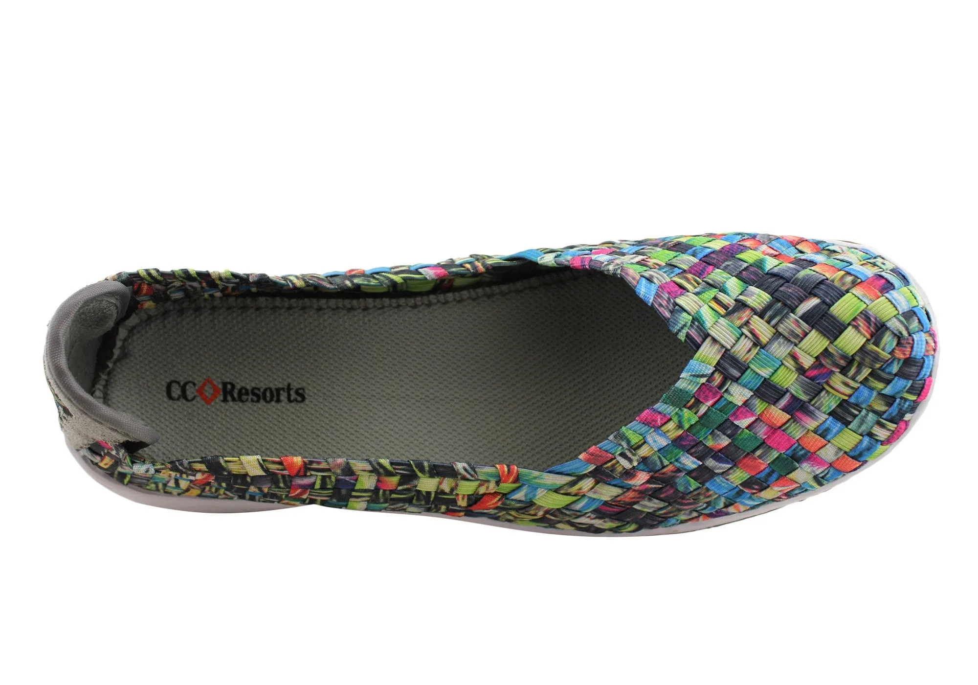 CC Resorts Sugar Womens Comfy Memory Foam Casual Flats