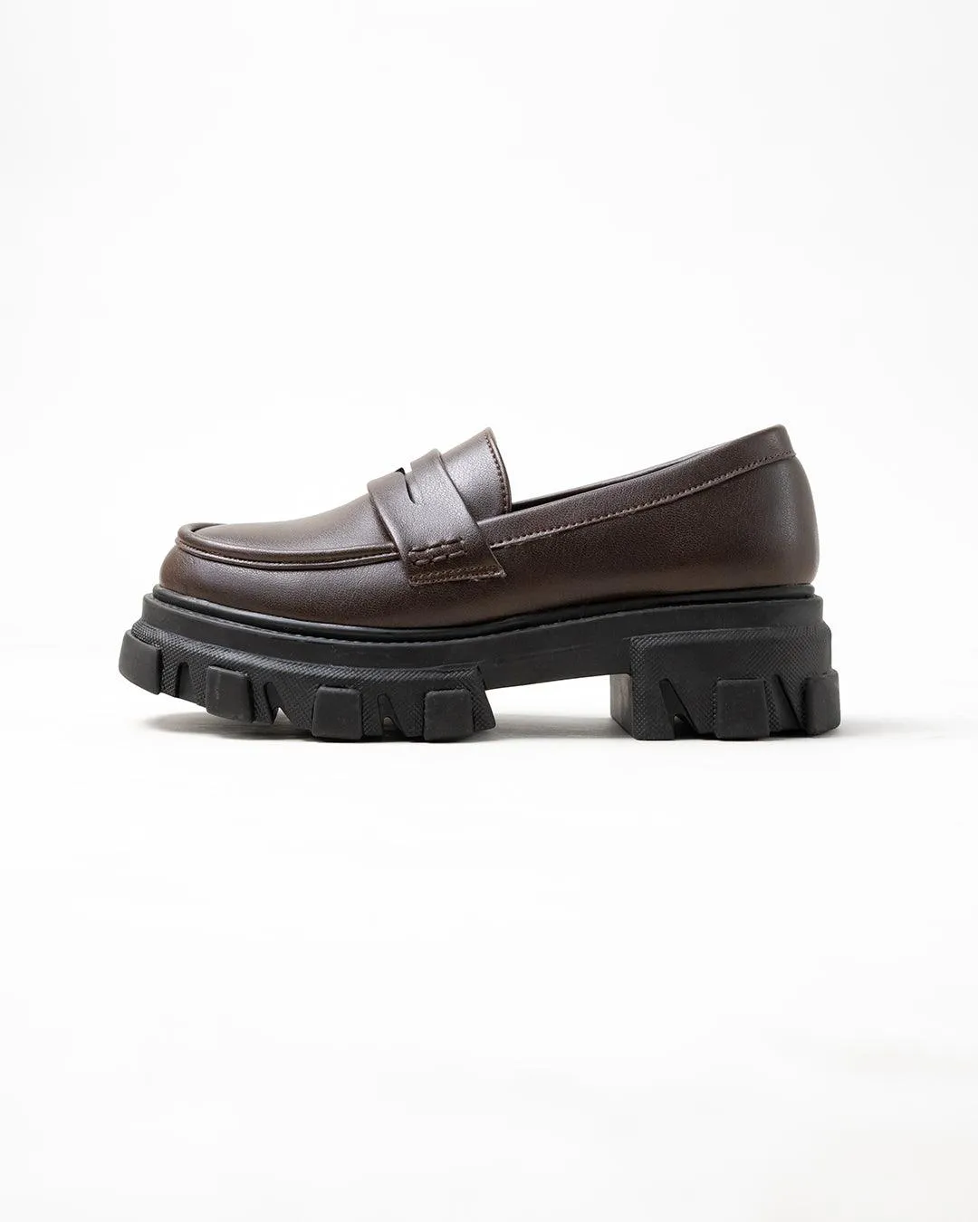 Chunky Brown Trending Loafers