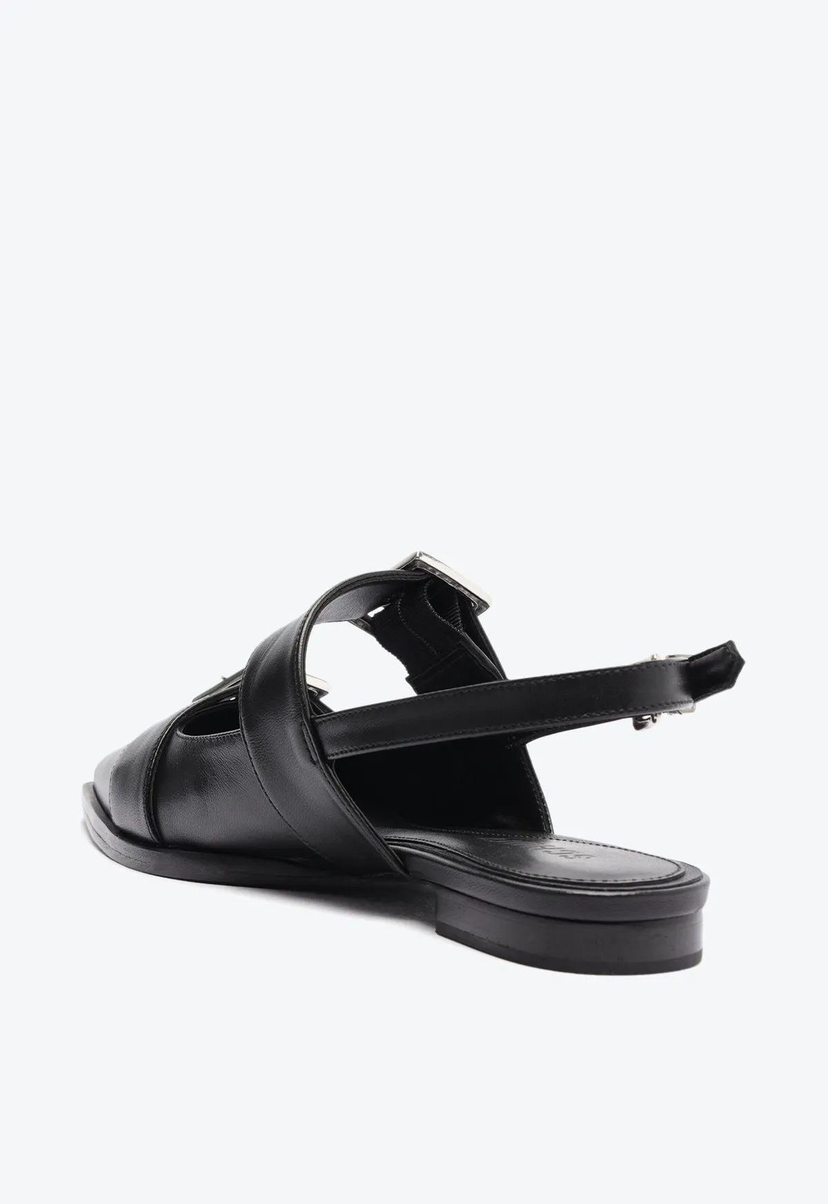 Darla Sling Leather Flat