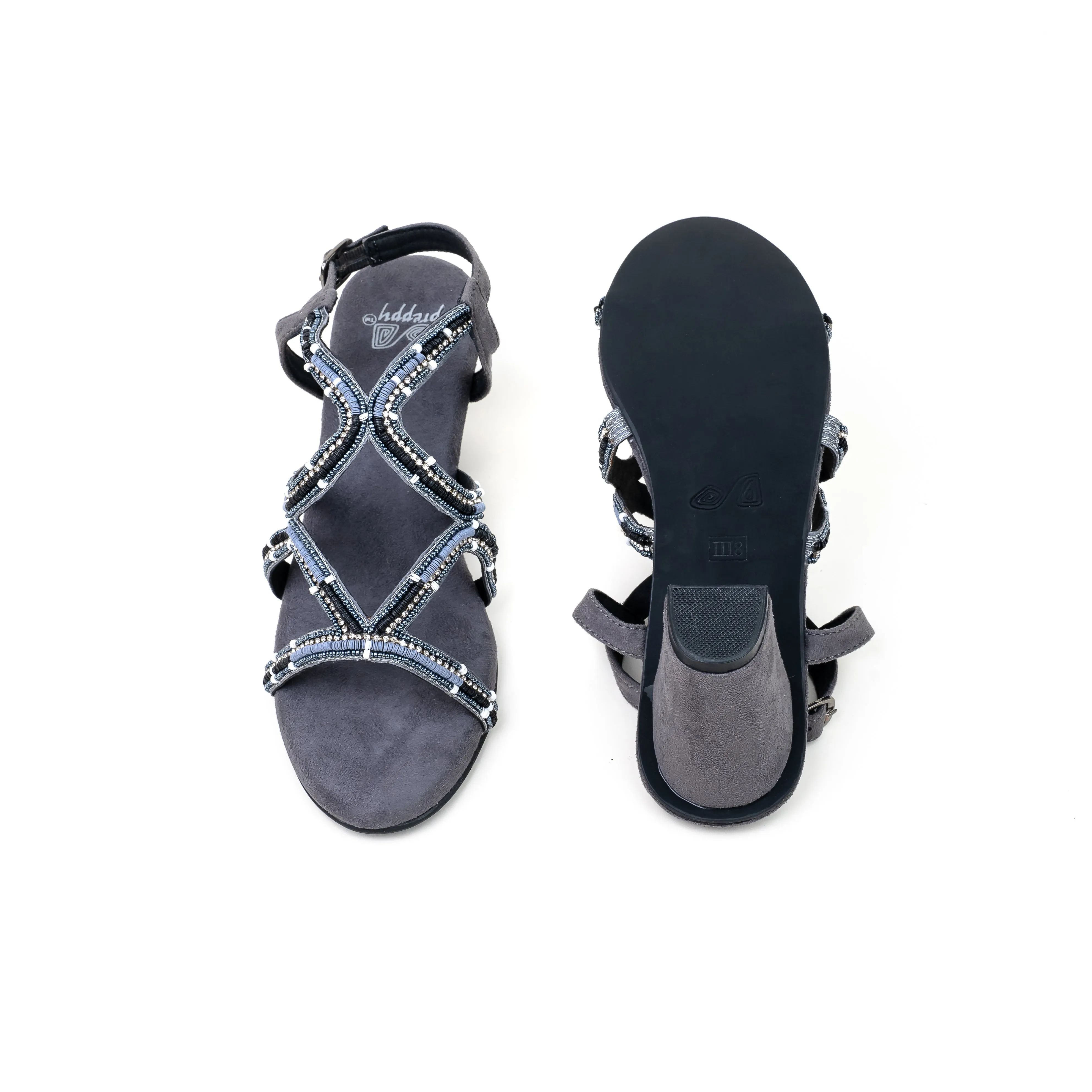 Entangled Beaded Sandal