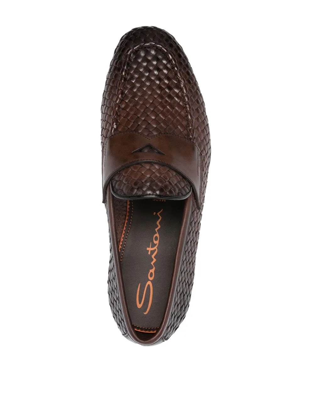 Gwendale Woven Loafer in Dark Brown