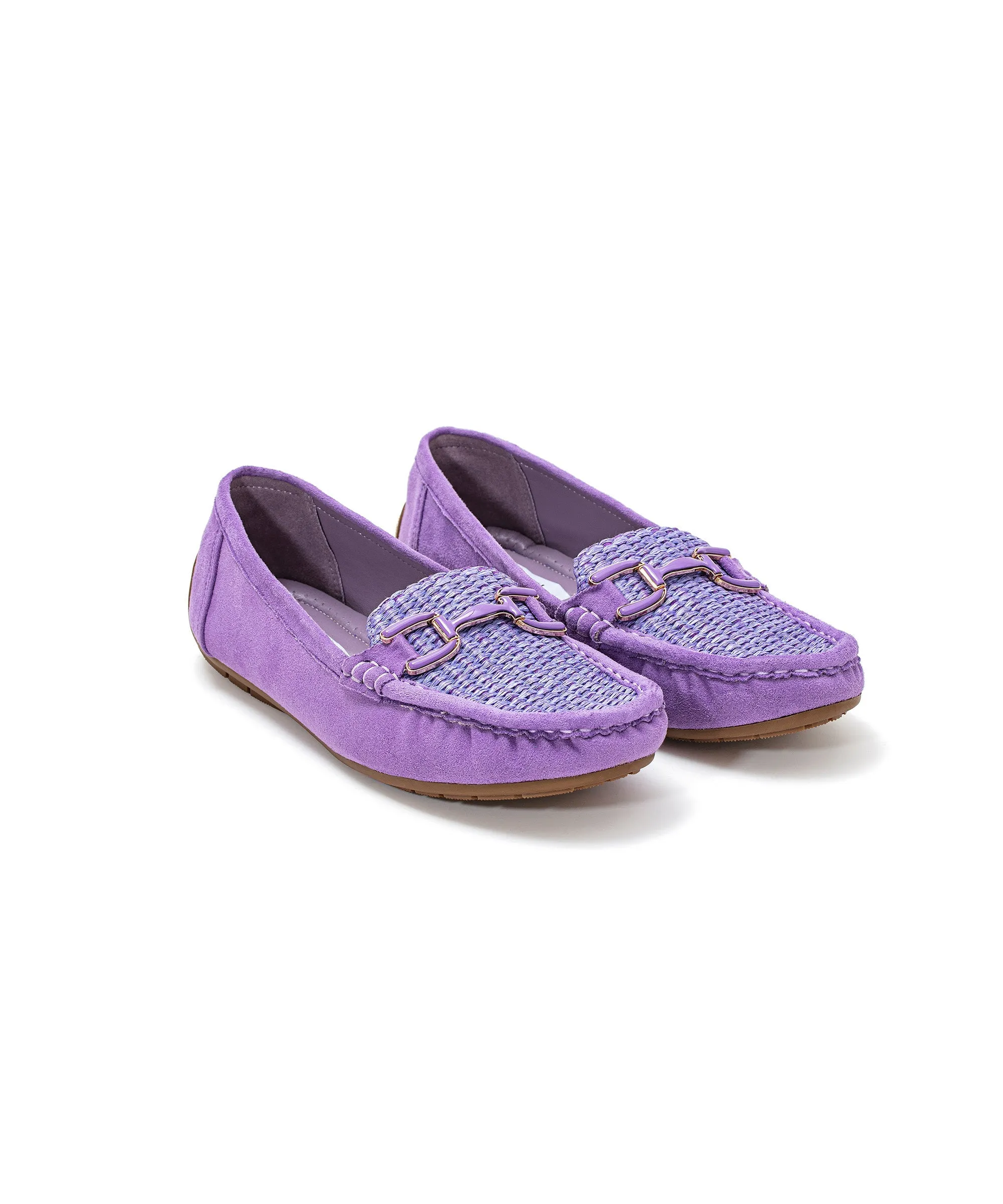 Ipekyol Buckle Detail Loafers Lilac