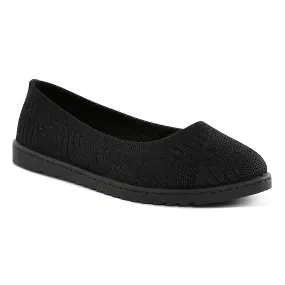 Knitted Flat Ballet Flats