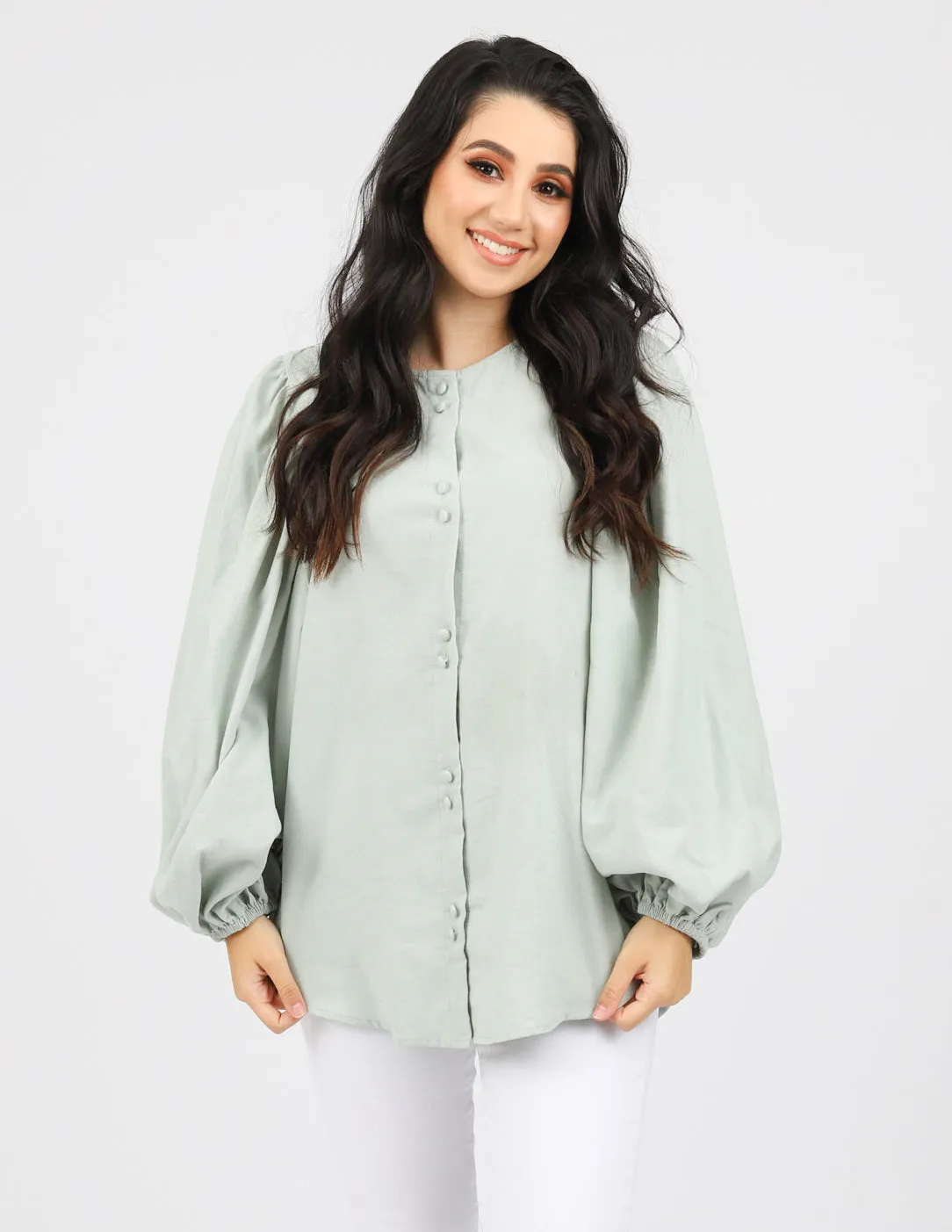 Lantern Bell Short Blouse