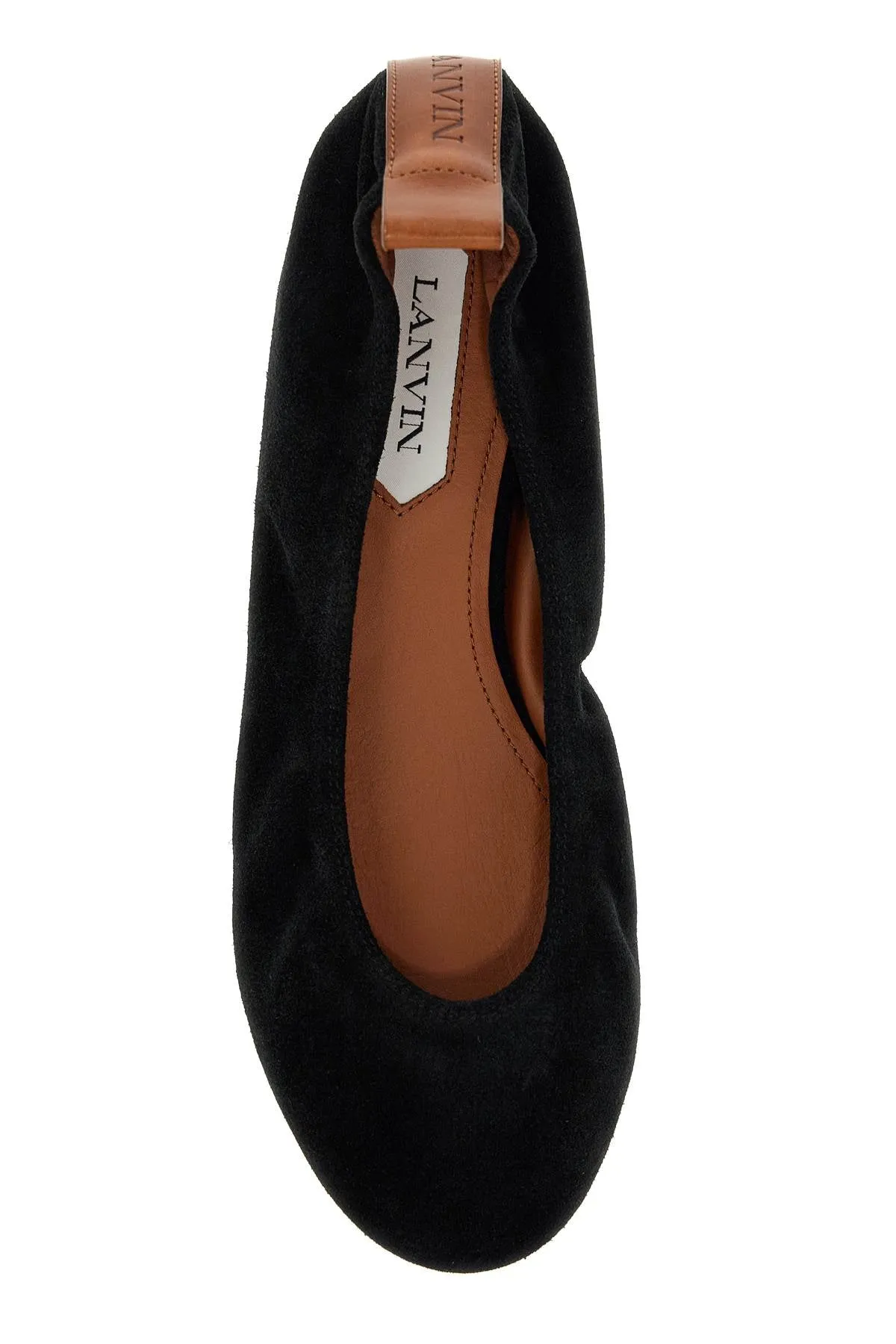 Lanvin Suede Ballet Flats For