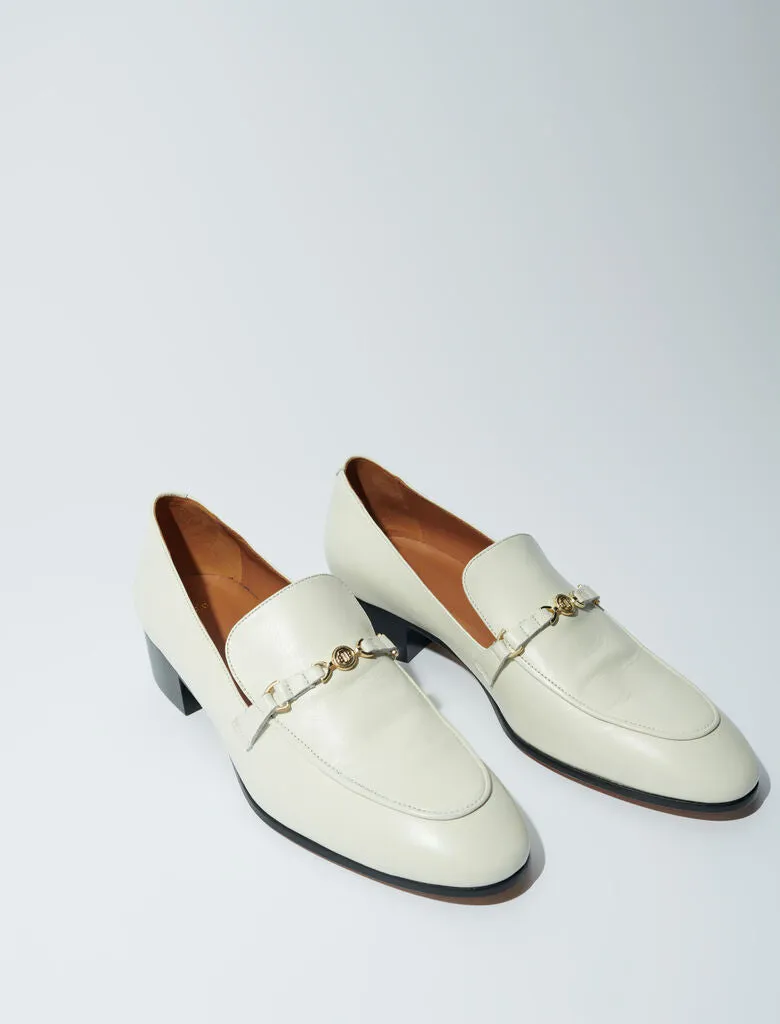 Leather loafers