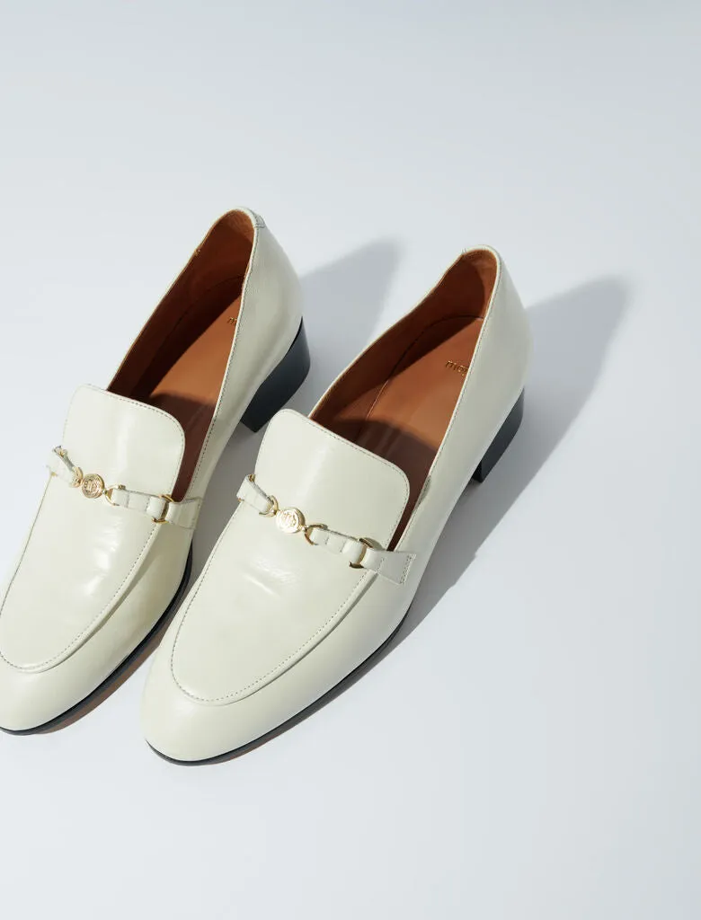 Leather loafers