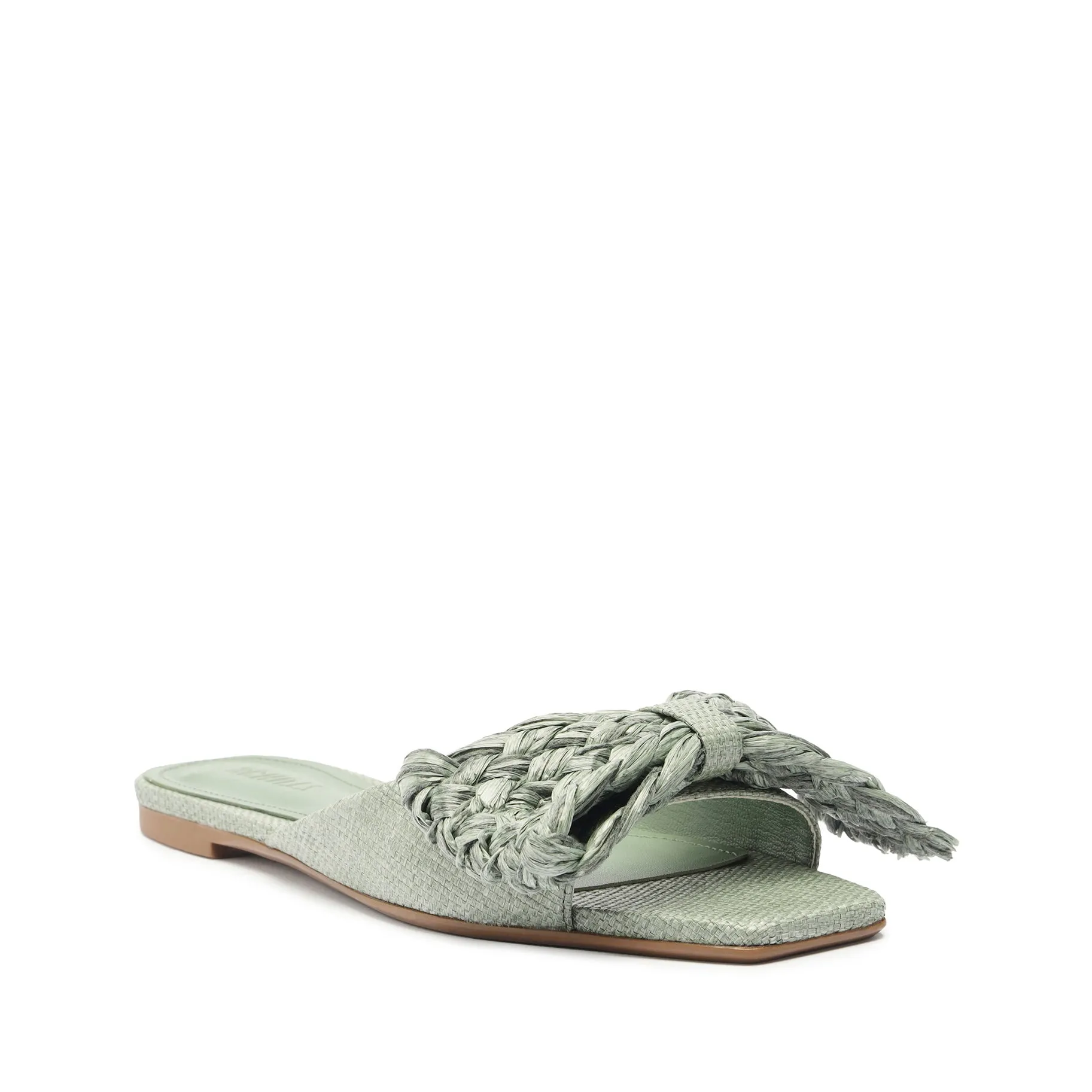 Lienne Straw Flat Sandal