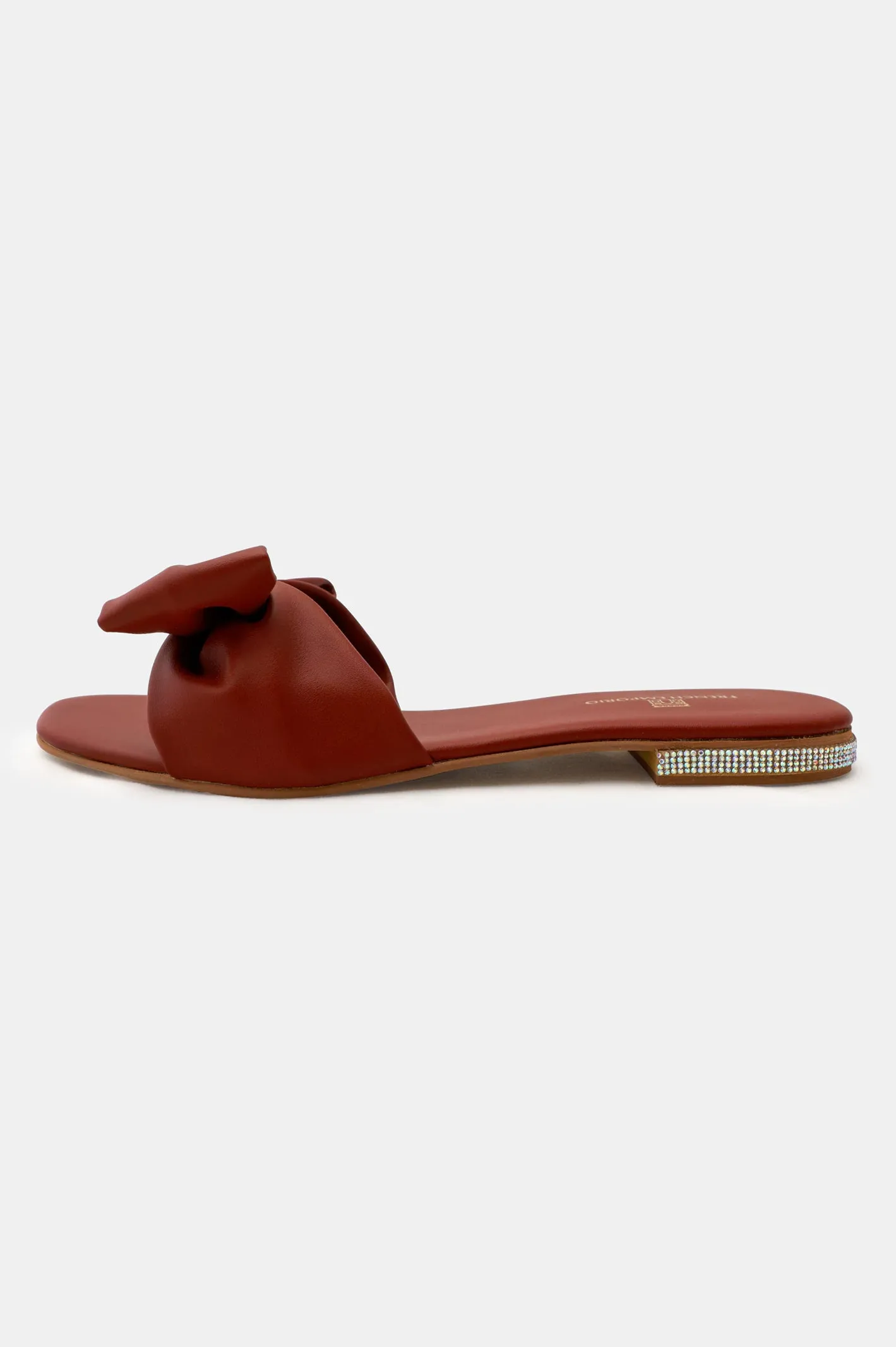 Maroon Ladies Casual Slippers