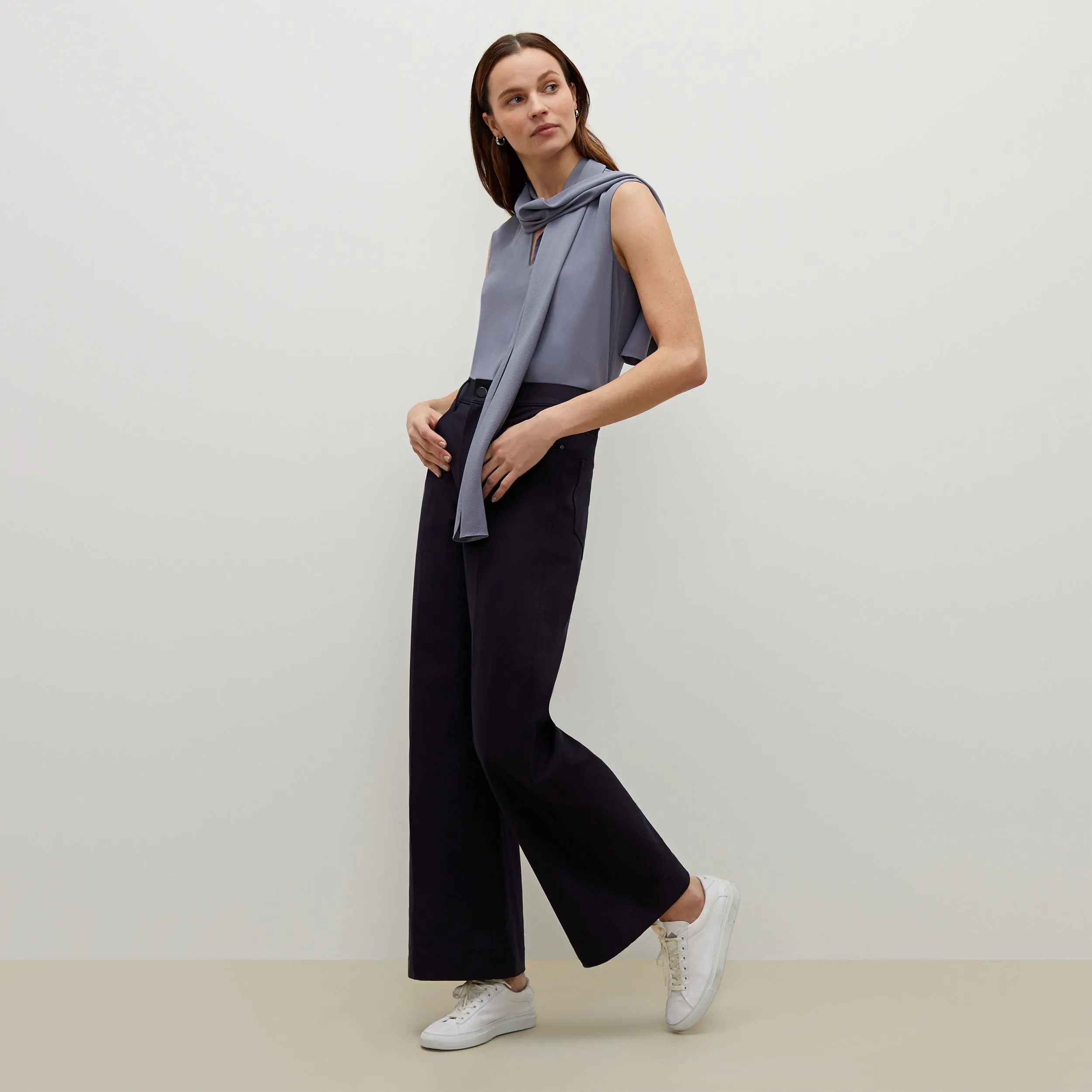 Milo Wide-Leg Jean - Eco Better Than Denim :: Dark Navy