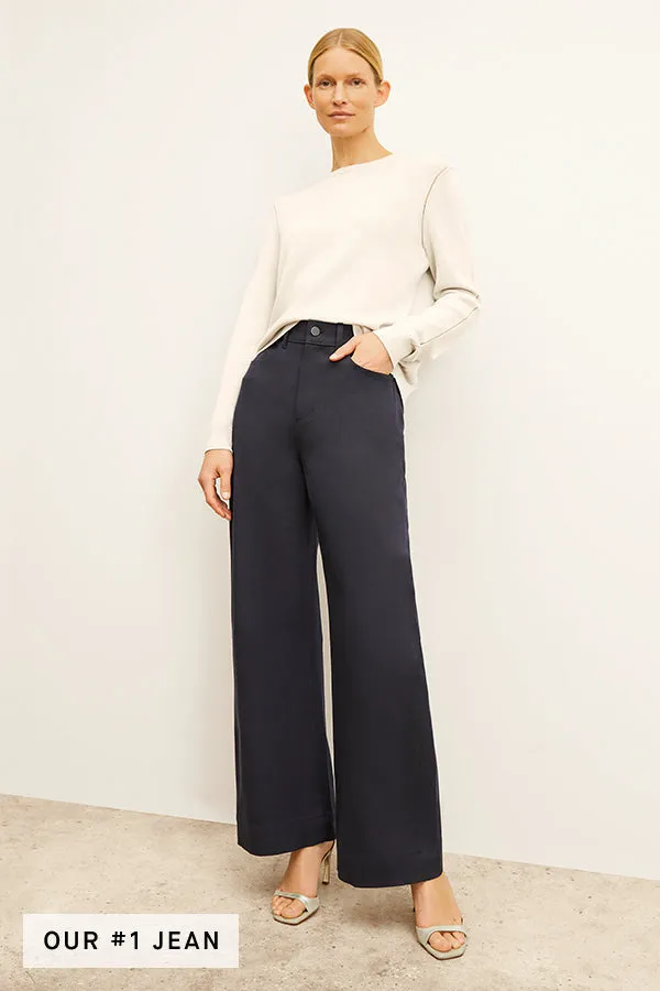 Milo Wide-Leg Jean - Eco Better Than Denim :: Dark Navy