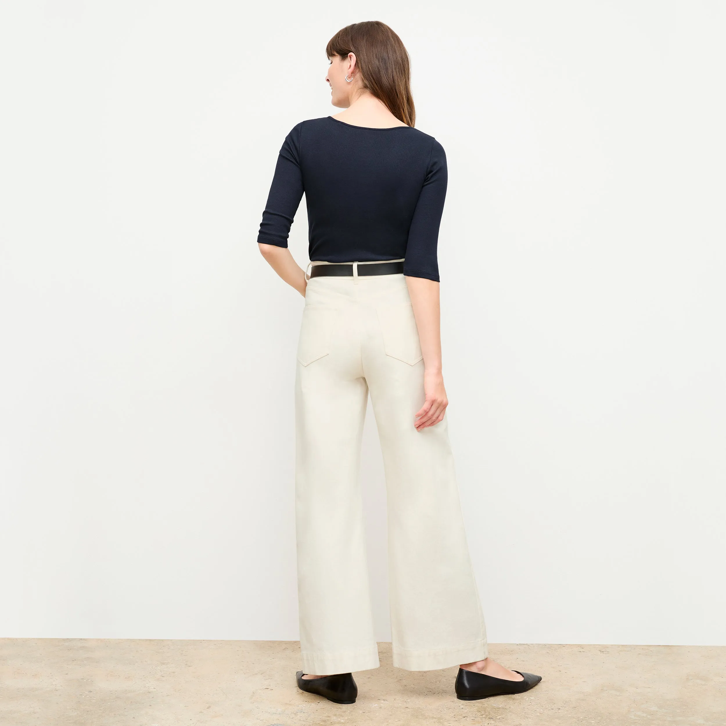 Milo Wide-Leg Jean - Eco Better Than Denim :: Tusk