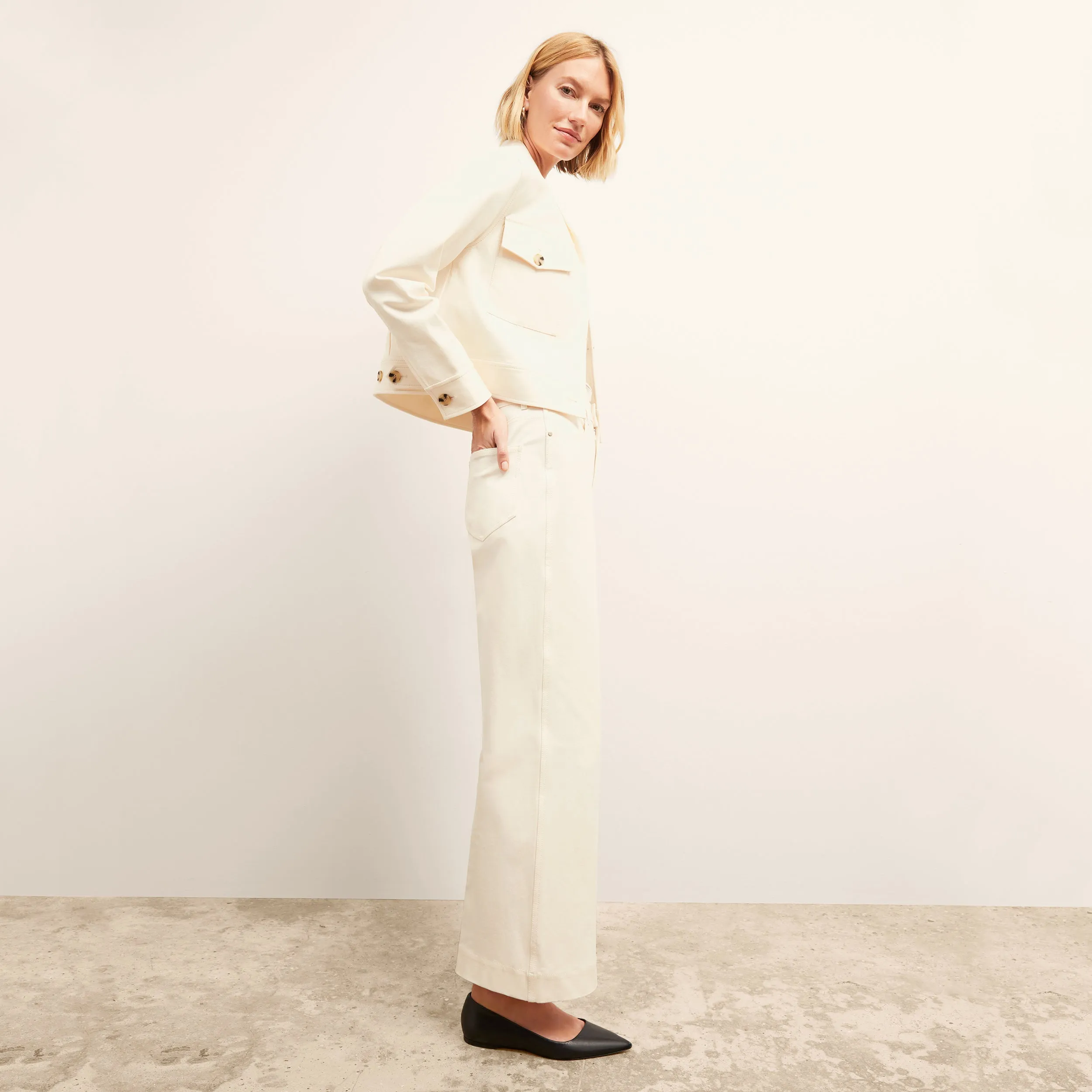 Milo Wide-Leg Jean - Eco Better Than Denim :: Tusk