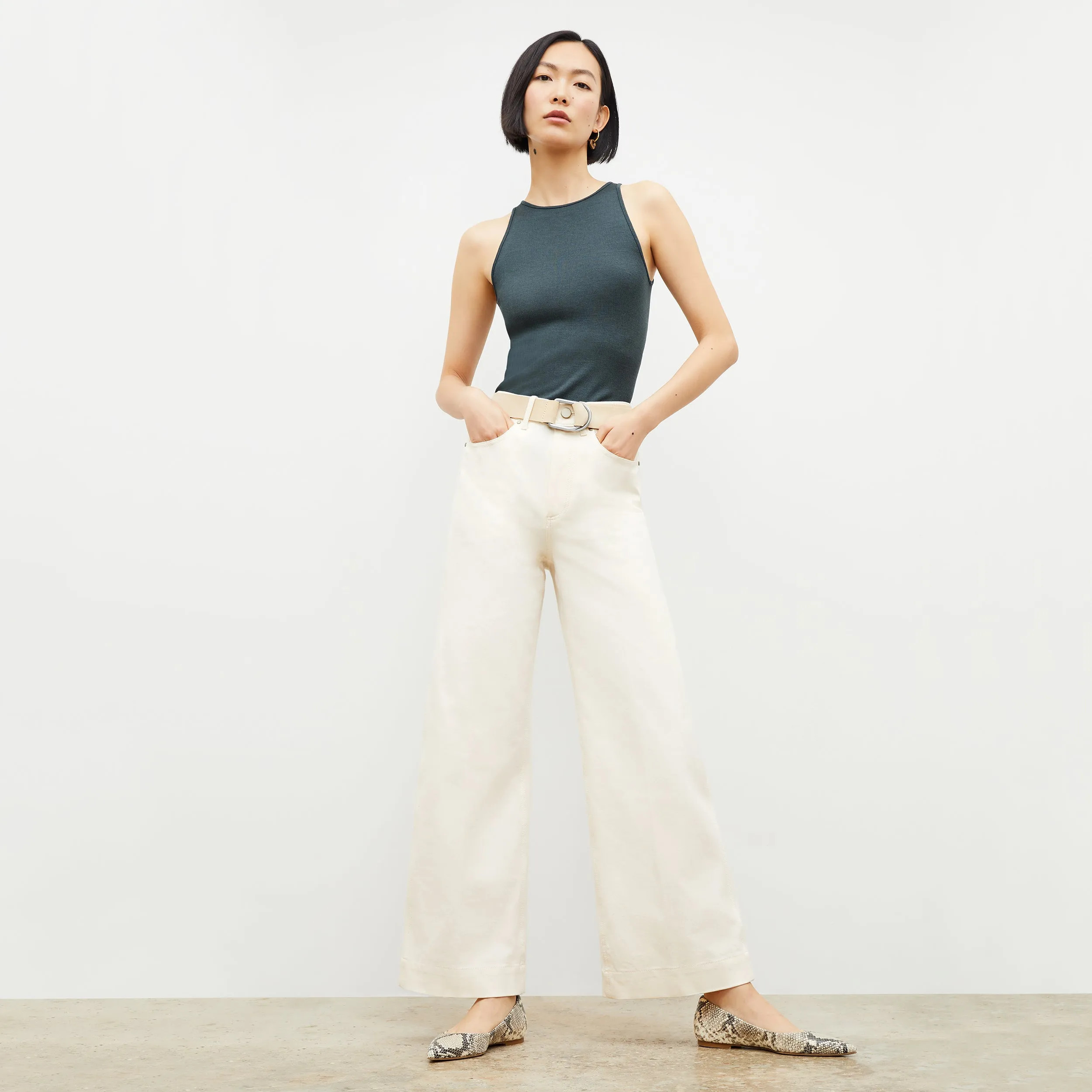 Milo Wide-Leg Jean - Eco Better Than Denim :: Tusk