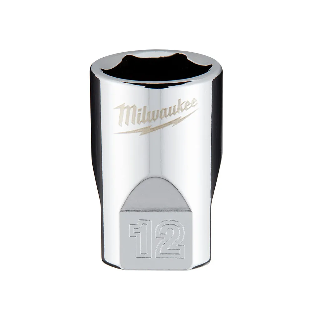 Milwaukee 45-34-9038 - 1/4 in. Drive 12mm Metric 6-Point Socket