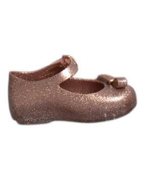 Mini Melissa Glitter Bow Flats EU20