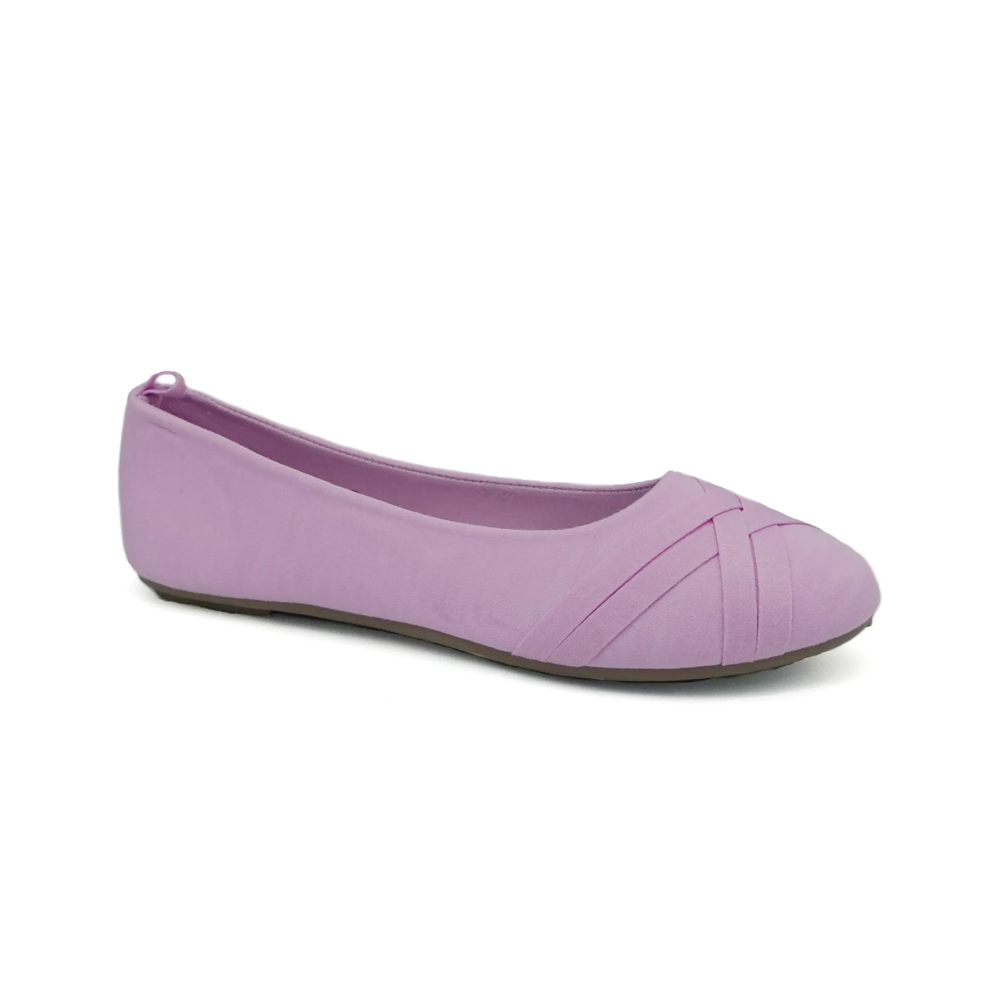 mySTYLE Women's Jersey Ballerina Flat