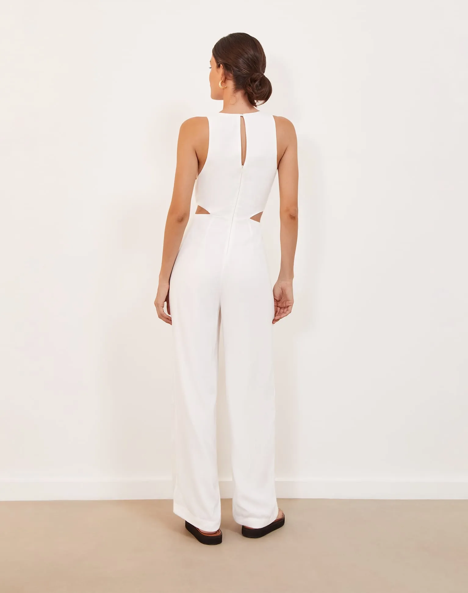 Nayara Detail Jumpsuit - Off White