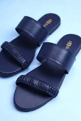 Paaduks Noi Dual-Strap Vegan Leather Slides for Women