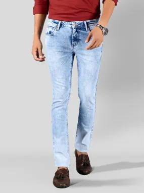 Pearl Blue Slim Fit Jeans | Greenfibre