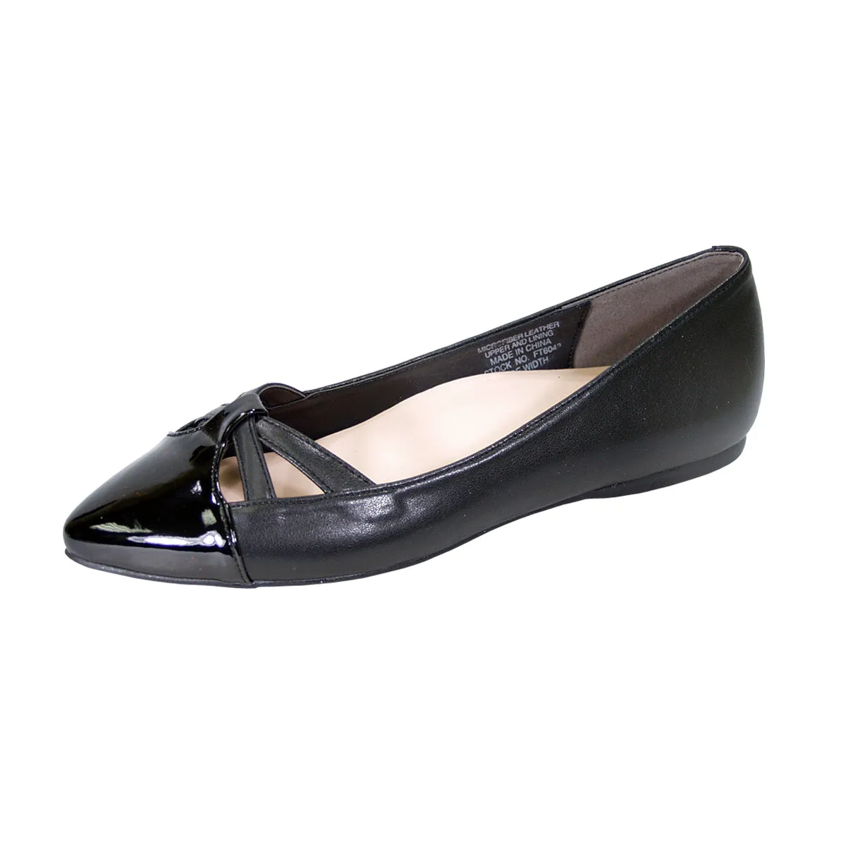 PEERAGE Sidney Women's Wide Width Casual Dress Leather Flats