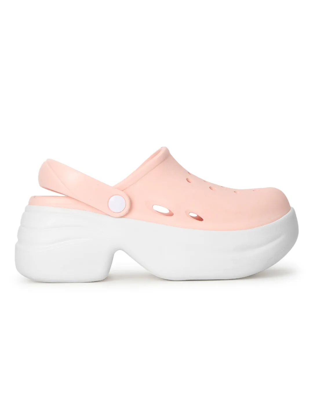 Pink White PU Slip-On Croc Flats (TC-RS3580-PNKWHT)