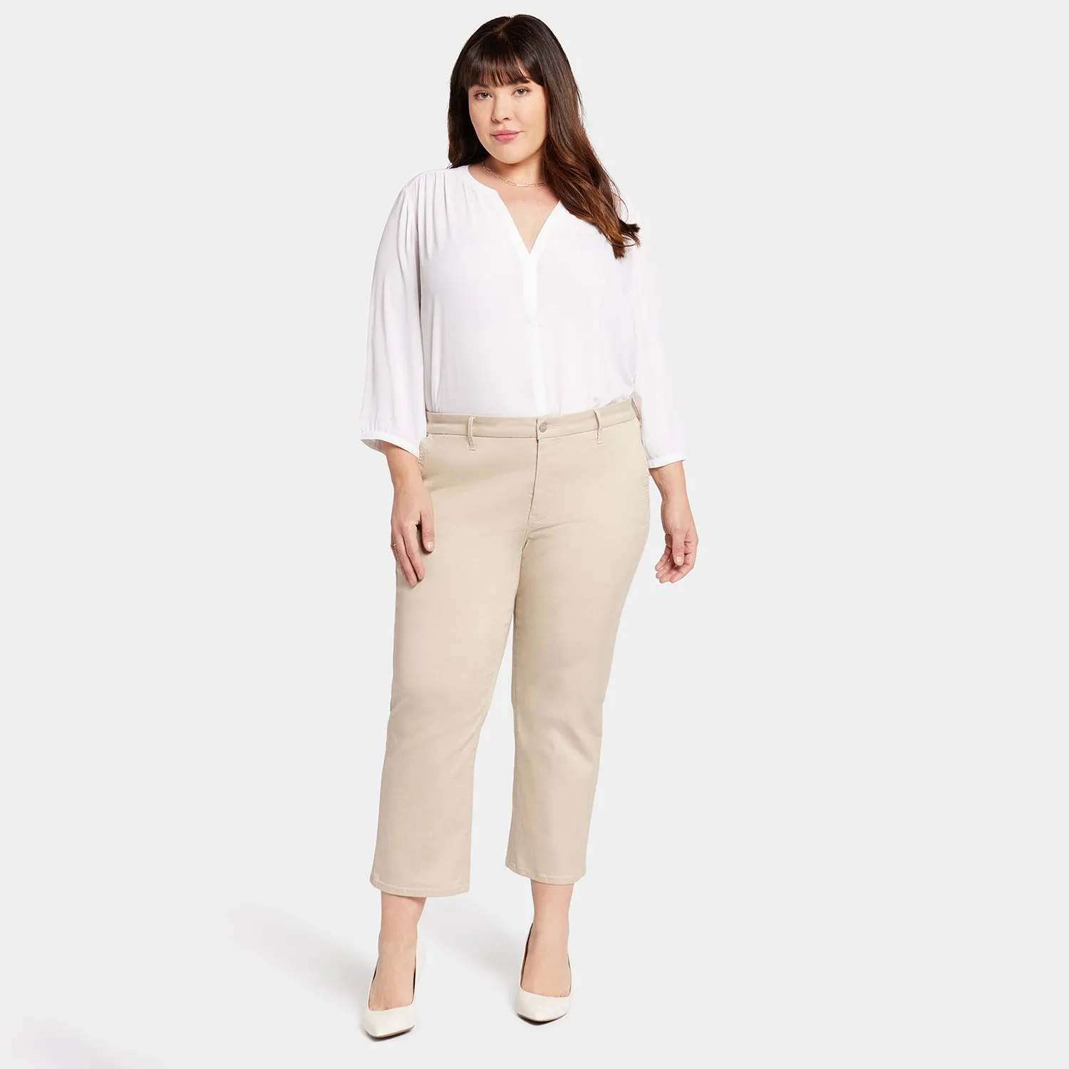 Piper Trouser Pants In Plus Size - Feather