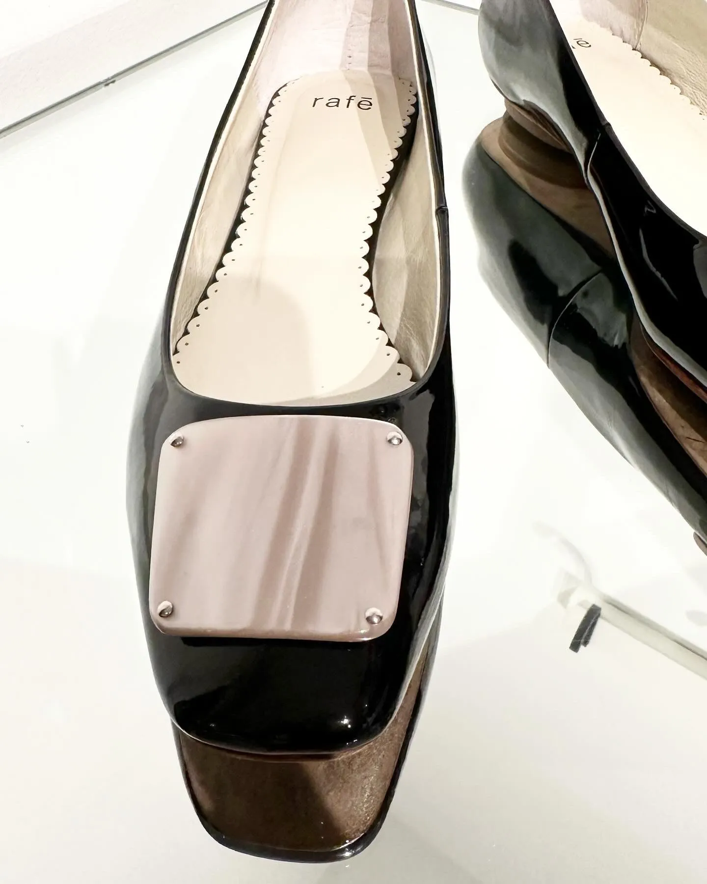 RAFE Patent Leather Ballet Flats