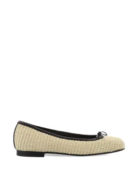 Raffia Veralli Ballerina Flats