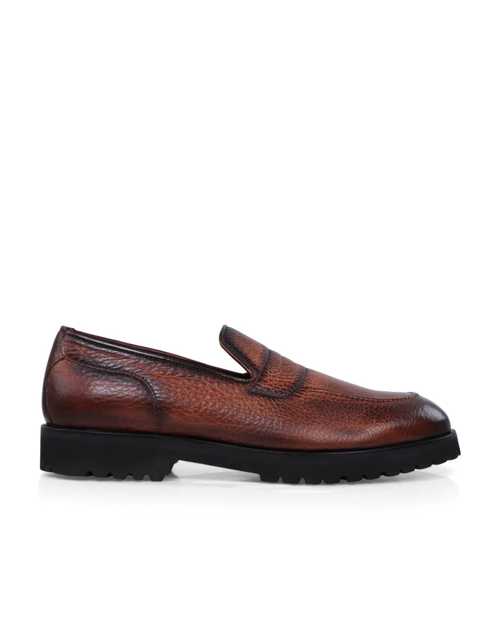 Ridotti Leather Loafer in Havana