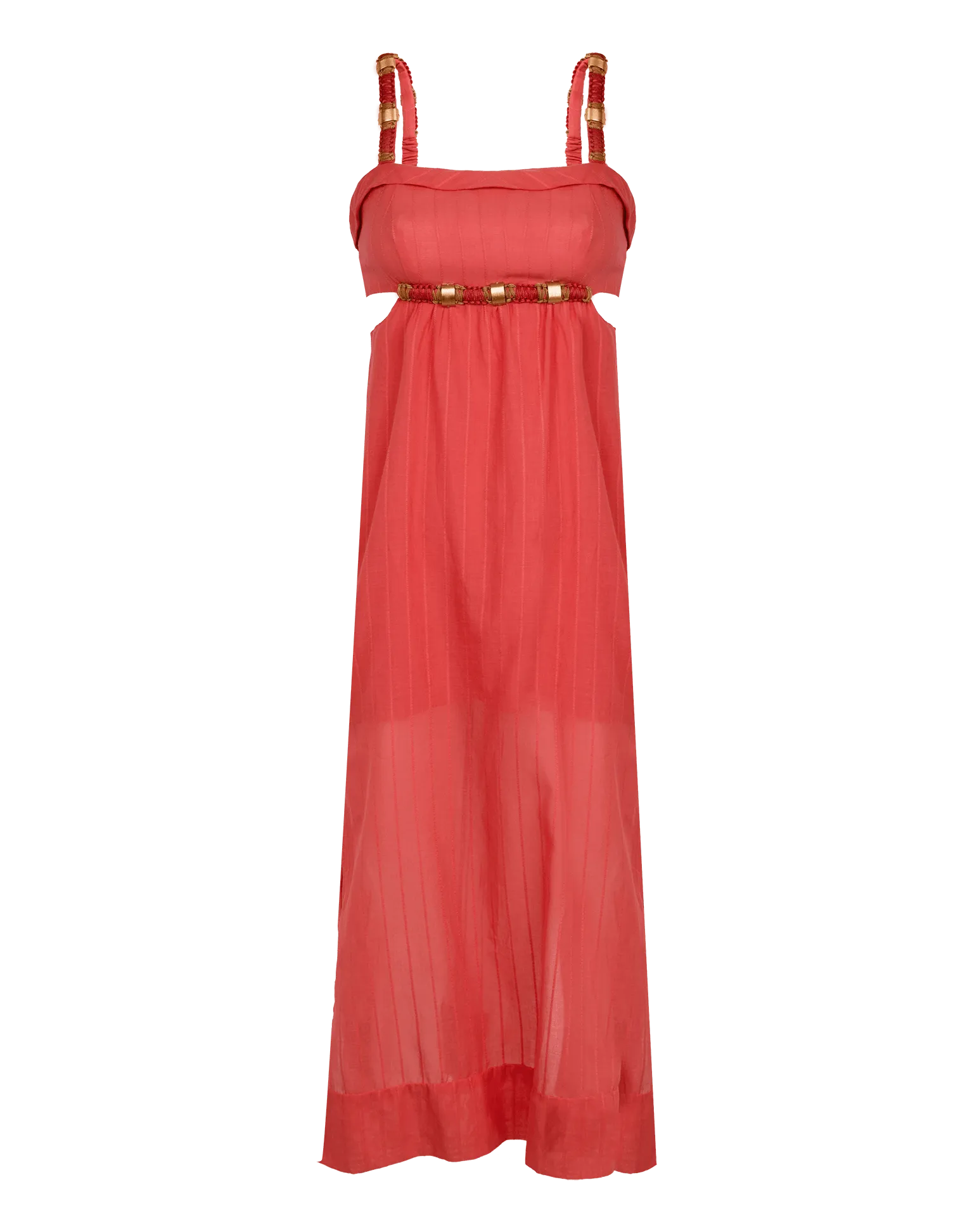 Sally Midi Dress - Raspberry