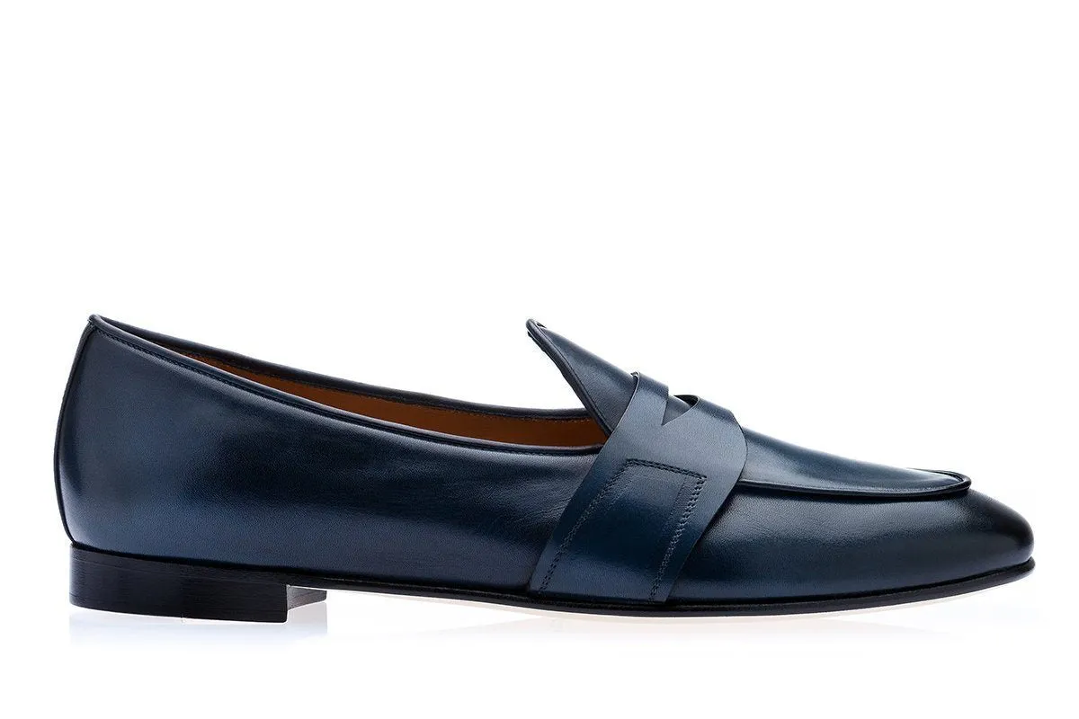 Scarpe - TANGERINE 9 TOLEDO NAVY BELGIAN LOAFERS