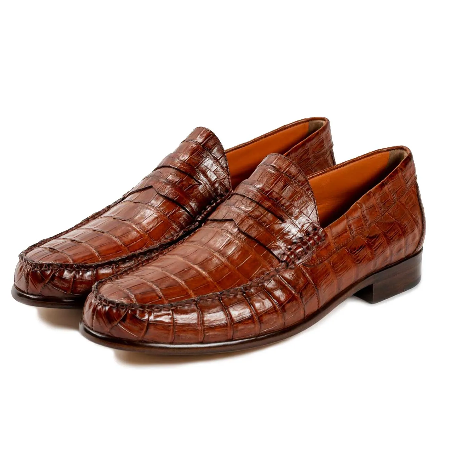 Texas Crocodile Penny Loafer