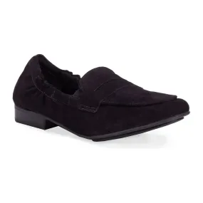 Trish Black Slip On Shoes