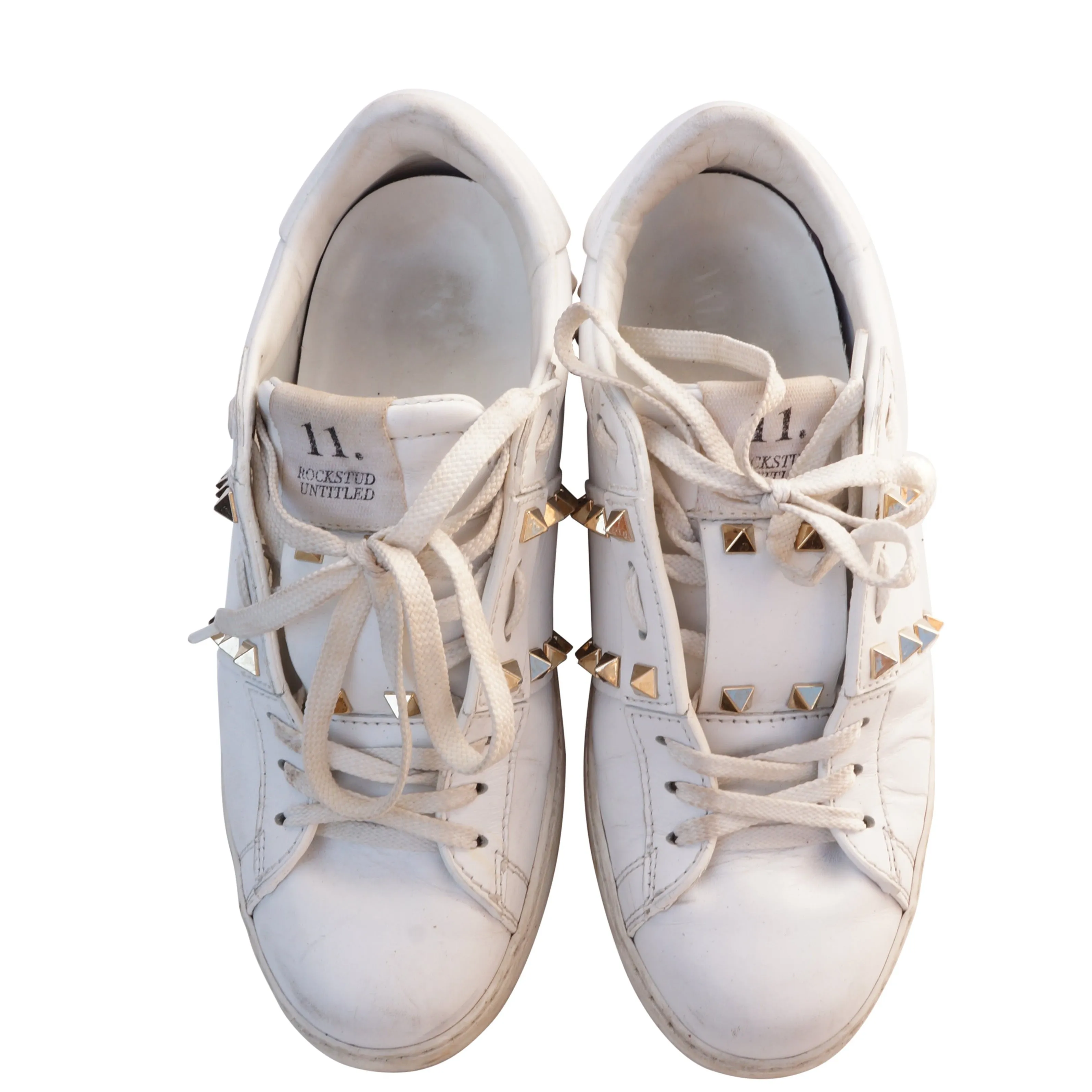 Valentino Garavani Rockstud White Leather Sneaker