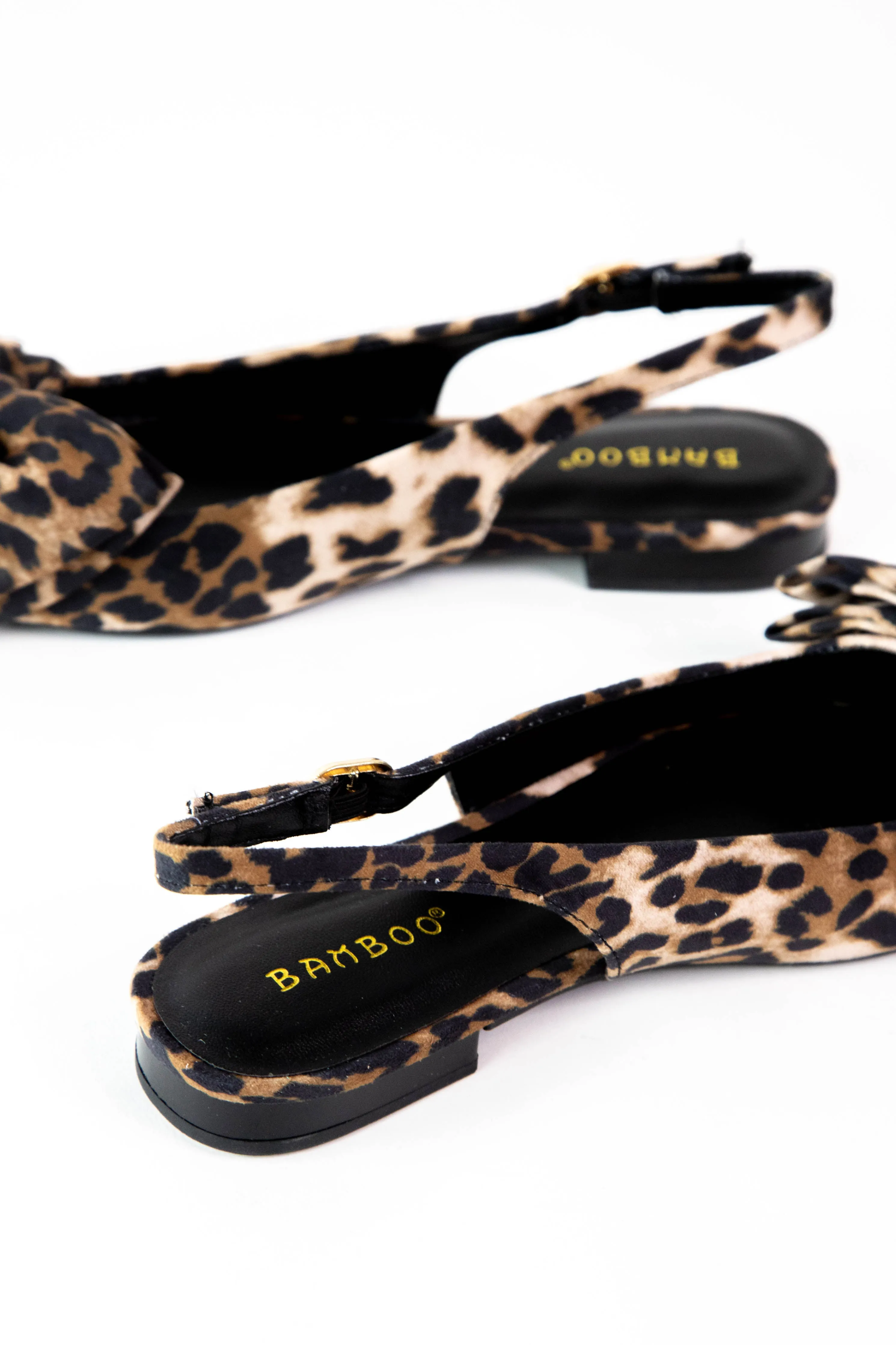 Visor Slingback Flat, Leopard